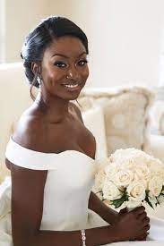 South Africa White Wedding Dresses Bridal Gown With Bowknot From Dressydances Black Wedding Hairstyles Black Bridal Makeup Black Brides Hairstyles