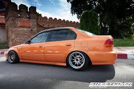 Orange Honda Civic Vtec Honda Civic Sedan Honda Vtec