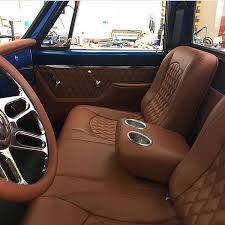 The Hog Ring On Instagram Custom 1968 Chevy Truck Interior By Bryanclineinteriors Thehogring Handmade Truck Interior Car Interior Upholstery Chevy Trucks