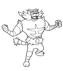 Get inspired by our community of talented artists. Litten Incineroar Coloring Page