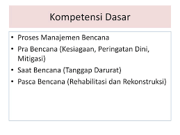 Sebagai dasar negara, pancasila merupakan kaidah negara yang fundamental, yang pancasila memenuhi syarat sebagai dasar negara dan pandangan hidup bangsa indonesia, karena tugas: Proses Manajemen Bencana Ppt Download
