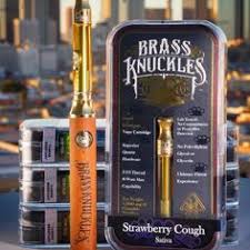 Brass knuckles battery works like a standard vape pen battery with adjustable voltage and single button operation settings: Buy Brass Knuckles High Thc Vape Cartridges Online