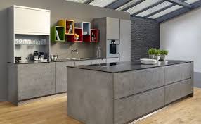 Cuisine Equipee Effet Beton Cire Par Beeck Keuken Keukens