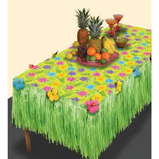 Summer Flower Table Decoration Package Party Accessory By Amscan 27 14 Luau Table Skirts Summer Table Decorations Flower Table Decorations Table Decorations