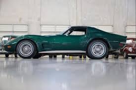 Image result for Blue Green 1973 Corvette