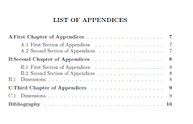 Including one, however, allows a writer to point to additional information that may be relevant to readers but would be. Adding Sections To List Of Appendices By Using Macros Tex Latex Stack Exchange