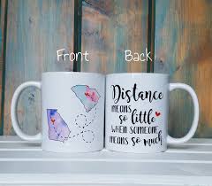 Distance Means So Little When Someone Means So Much Box Distance Means So Little When Someone Means So Much Long Etsy In 2020 Best Friend Mug Going Away Gifts Friend Mugs