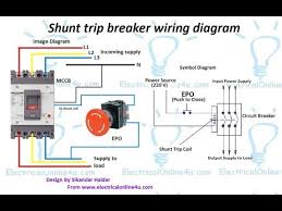 A set of wiring diagrams may be required by the electrical inspection power circuit breaker wiring diagram caribbeancruiseship org circuit breaker shunt trip wiring diagram wiring candybrand co shunt trip. Shunt Trip Breaker Wiring Diagram In Urdu Hindi How To Install A Shunt Trip Breaker Youtube
