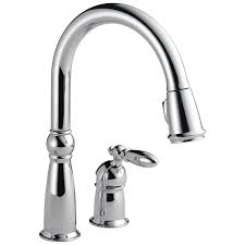 2 handle kitchen faucet with pull down sprayer. Single Handle Pull Down Kitchen Faucet 955 Dst Delta Faucet