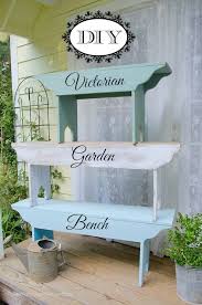 You can either stain it or let it gray naturally. How To Build A Victorian Garden Bench Flower Patch Farmhouse