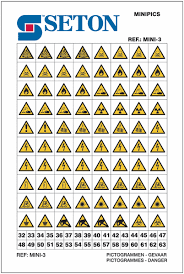 L'étiquette des produits chimiques y compris les. Mini Autocollants De Signalisation De Danger Seton Fr