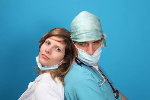 Young Doctors In Love Stock Photo - Download Image Now - Healthcare And  Medicine, Adult, Adults Only - iStock