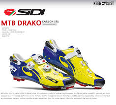 Details About Sidi Drako Carbon Srs Mtb Cycling Shoes Yellow Fluo Blue