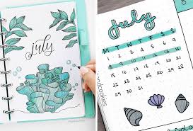 Create a blanket of blooms now is the time for flowers, so draw a spread full of colorful blooms! 30 Bullet Journal Ideas For July Its Claudia G