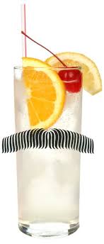 Weekend Cocktails Movember Is For Mustaches Naples Illustrated Cocktails Tom Collins Fresh Lemon Juice