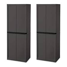 Stand alone storage cabinets work on their own or together. Best Plastic Storage Cabinets With Door Lock Reviews