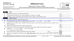 The 2018 form 1040 introduced numerous schedules that many taxpayers had to figure out and file along with their tax return. Irs 2019 Form 1040 Schedule 2