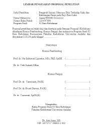 Check spelling or type a new query. Contoh Lembar Pengesahan Makalah Proposal Penelitian Dan Skripsi