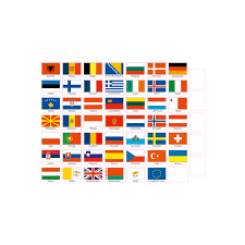 Wählen sie eine oder mehrere regionen aus und testen sie ihr wissen. Magnetset Flaggen Europas Eovision