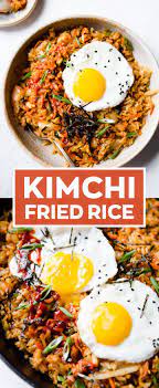 Kimchi Fried Rice Recipe Vegetarian Recipes Healthy Vegetarian Recipes Kimchi Fried Rice