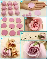 Come Fare Una Rosa In Pasta Modellabile Glassa Rosa Fondant Flowers E Decorazioni Con La Glassa