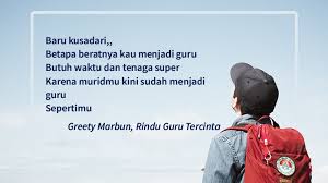 15 Contoh Puisi Tentang Guru Yang Mengharukan Kepogaul