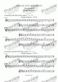 Violin Scales 3rd Position For Solo Instrument Solo Violin By Tony Kitchen Sheet Music Pdf File To Download