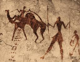 Well over 30, 000 sites have been discovered rock art human figures are very small and depictions of camels are common. Tassili Najjer Rock Painting Algeria Painting By George Holton