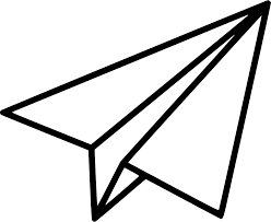 Black Shape Paper Plane Png Image Paper Plane Paper Plane Tattoo Plane Drawing