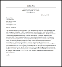 Concise cover letter examples for job seekers. Professional Department Supervisor Cover Letter Sample Writing Guide Resume Now