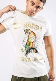 Ed hardy mens tracksuits 002. Ed Hardy Tiger Mountain T Shirt T Shirt Print White Weiss Zalando De