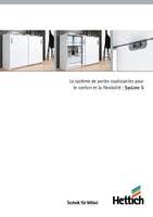 Un bas de porte est une tige de métal sur laquelle sont fixés des poils en matière synthétique, empêchant l'air de passer. Le Systeme De Portes Coulissantes Pour Le Confort Et La Flexibilite Sysline S