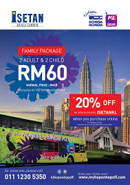 Very nice to take this ride you can get to see the city and garden side of kl. 2 Jan 2020 Onward Isetan Hop On Hop Off Promo Everydayonsales Com