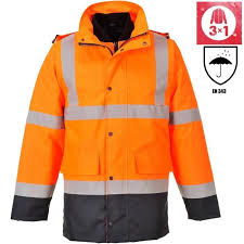 Pantalon haute visibilité permettant de travailler dans des conditions de faible ou de mauvaise visibilité, particulièrement lors du travail sur la chaussée et sur les routes de jour comme de nuit. Parka De Travail Haute Visibilite 3 En 1 Orange Fluo Marine En 20471 Orange Cdiscount Pret A Porter