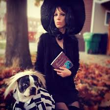 One of the best gothic cult classic movies, beetlejuice will forever be iconic! Beetlejuice Matching Dog And Owner Costumes Popsugar Uk Parenting Photo 7
