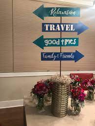 Check out this guide which shows you how to create your own balloon arch at home, using balloon decorating strip, balloons (obviously), and a helium tank, at a. Retirement Party Center Pieces Retirement Party Decor Retirement Retirement Party Decorations Retirement Party Centerpieces Retirement Party Gifts