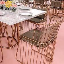 Supplied fully assembled, this is a chair that will compliment any décor and provide a wonderful look for your dining room. China Latest Design Hotel Wedding Rose Gold Metal Frame Dining Chair China Stainless Steel Dining Chair Commercial Restaurant Chair