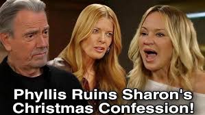 Christmas Scandals in Genoa City: Victor's Secrets and Sharon's Revelations 