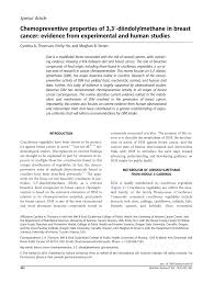 Chemopreventive properties of 3,3 -diindolylmethane in breast cancer:  evidence from experimental and human studies