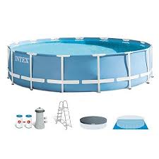 Intex 15 Feet X 48 Inches Prism Frame Pool Set Intex Above Ground Swimming Pools Backyard Pool Swimming Pools