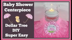Baby showers are parties too and deserve a little favor to have as a keepsake. Baby Shower Centerpiece Dollar Tree Diy Super Easy Youtube