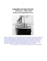 We did not find results for: Children Of The Titanic Their Story Their Words
