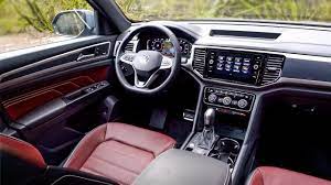 The interior styling is rather plain and reserved though, and the cabin materials are merely ok by class standards. 2021 Vw Atlas Interior Youtube