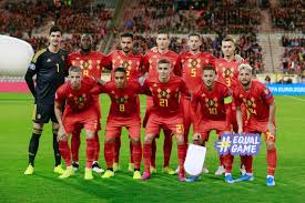 Spandoek belgië ek wk voetbal 360x60cm xxl banner mooi groot spandoek. Belgie Als Eerste Land Zeker Van Ek 2020 Na Grote Zege Op San Marino Foto Ad Nl