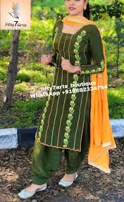 Mehndi By Fifty7 Arts Boutique In 2020 Embroidery Suits Design Embroidery Suits Embroidery Blouse Designs