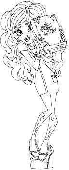 The characters are inspired by monster movies and horror fiction, distinguishing them from most fashion dolls. Pin By Adrian Aka On Monster High Doll And Coloring Pages Monster Coloring Pages Free Coloring Pages Coloring Pages