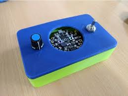 This Is A Project Box For The Circuit Playground Express With Space For A Battery And Holes For Two Switches The Top Of The Circu Projects Circuit Playground
