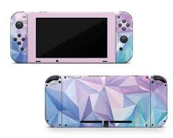 Geometric Pastel Nintendo Switch Skin Nintendo Switch Case Nintendo Switch Nintendo Switch Accessories