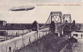 ansichtskarte wilhelmshaven kaiser wilhelm brucke k w brucke whv wilhelmshaven ostfriesland kaiser wilhelm