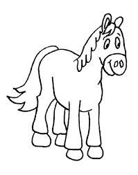 Cartoon Horse Coloring Pages Horse Coloring Pages Animal Coloring Pages Horse Coloring